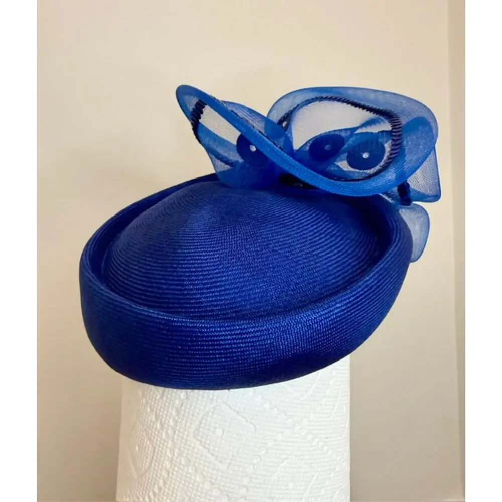 Anita Pineault Royal Blue Fascinator Hat